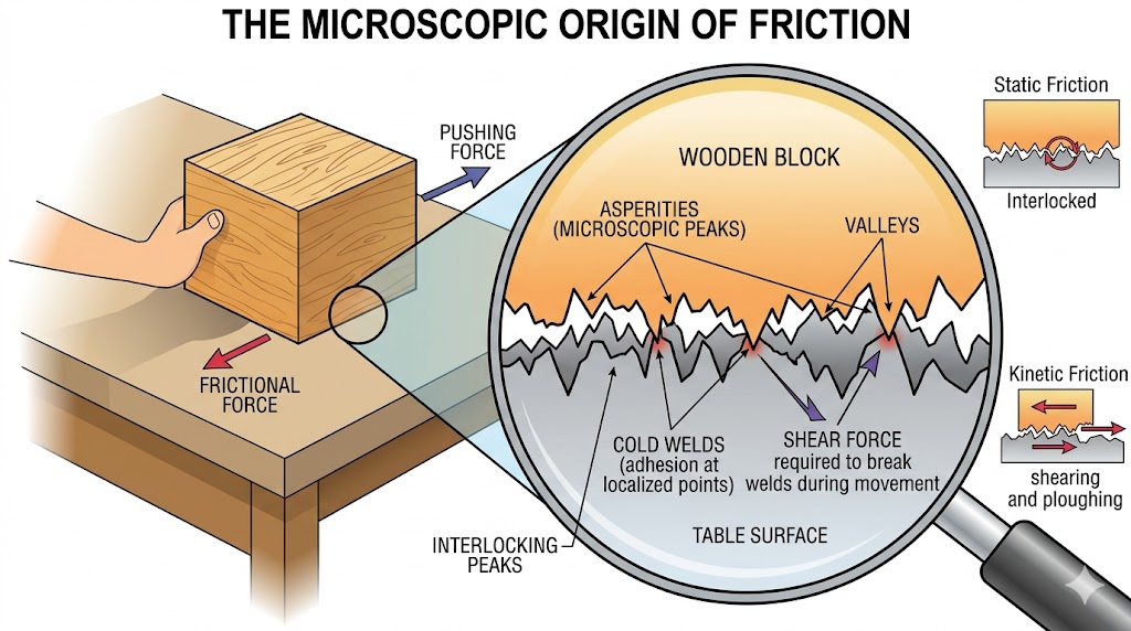 Microscopic View of Friction